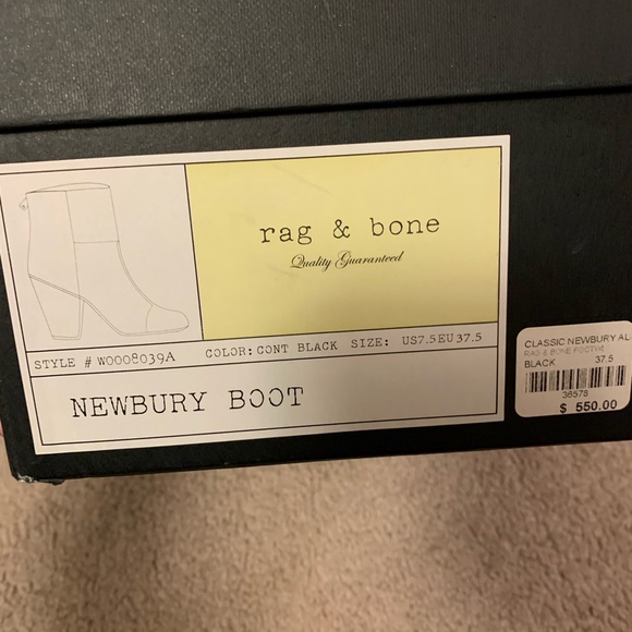 Rag & Bone black Newbury booties - Picture 4 of 11